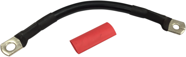Battery Cable With Optional Shrink Tube Black, 1, nordicamoto.ro