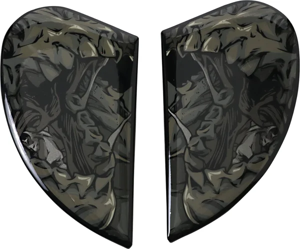 Placi laterale casca Icon Airform™ Black/Brown/Green ONE SIZE, 1, nordicamoto.ro