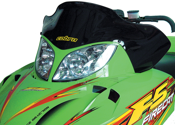 Cobra Windshield Black, 1, nordicamoto.ro