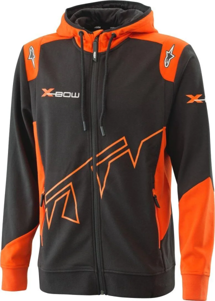 X-BOW REPLICA TEAM ZIP-es kapucnis pulóver, 1, nordicamoto.ro