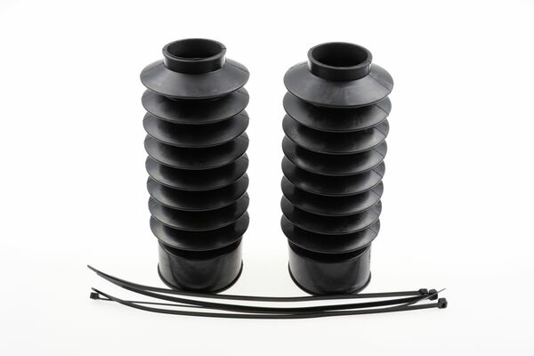 Fork Boots Gloss Black, Powder Coated, 1, nordicamoto.ro