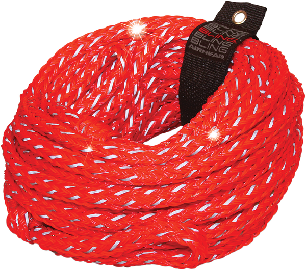 Airhead® Bling Reflective Tube Tow Rope Black, Red, White, 1, nordicamoto.ro