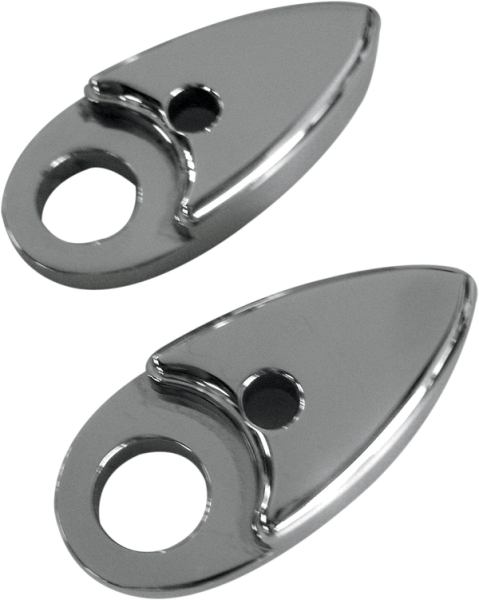 Adapter Plates For Side Rail-mounted Lights Chrome, 1, nordicamoto.ro