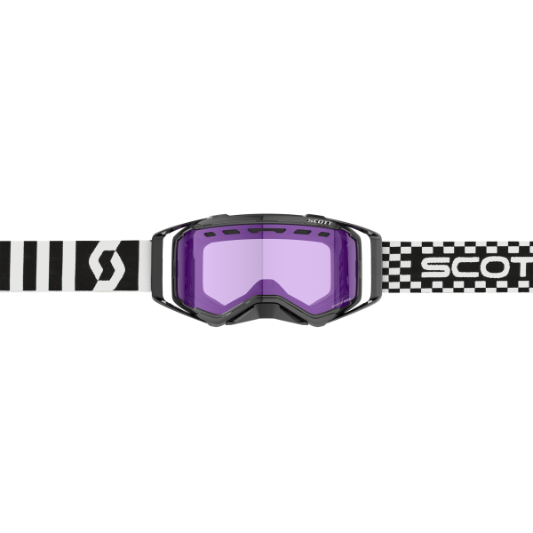 Scott Goggle Prospect Snow Cross racing black/white enhancer purple chrome, 2, nordicamoto.ro