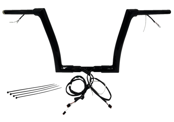 Plug & Play Ez Install 1-1/2(r) Flat Top Handlebar Kit Black, 1, nordicamoto.ro