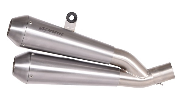 Classic Slip-on Mufflers Stainless Steel, Polished, 2, nordicamoto.ro