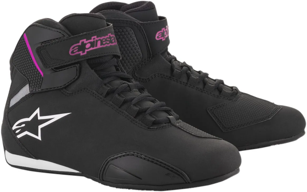 Alpinestars Stella Sektor női csizma, fekete/rózsaszín, 9,5-es méret, 1, nordicamoto.ro