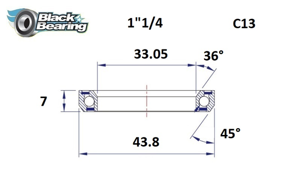 Headset Bearing, 2, nordicamoto.ro