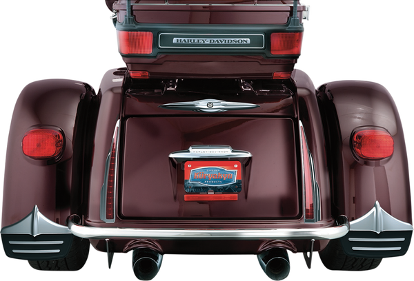 Mud Flaps Black, Chrome, 1, nordicamoto.ro