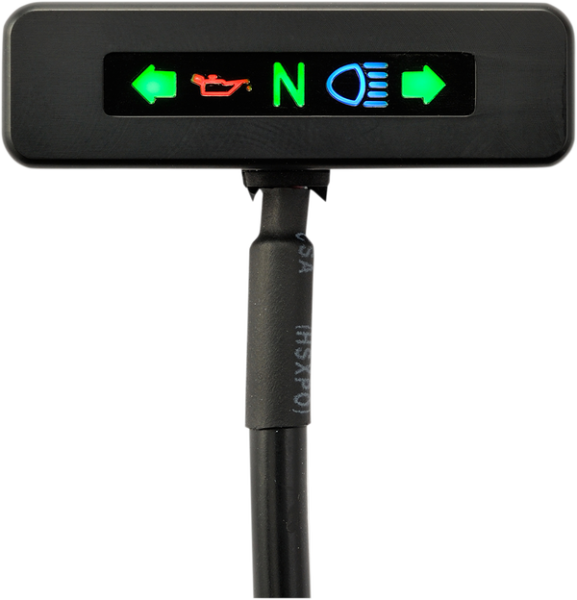 Micro Led Indicator Black, Powder-coated, 1, nordicamoto.ro