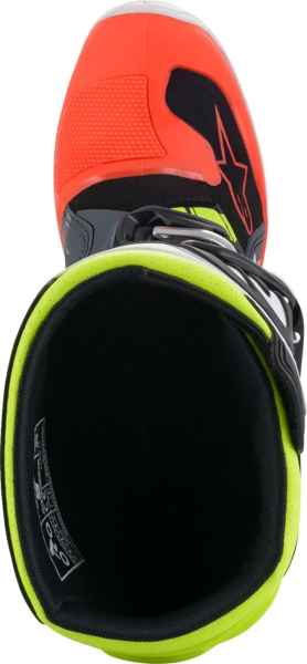 Alpinestars Tech 7S gyermekcsizma, fekete/narancssárga/sárga, 40,5, 4, nordicamoto.ro