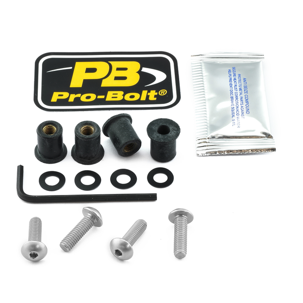 Screen Bolt Aluminium Silver, 1, nordicamoto.ro