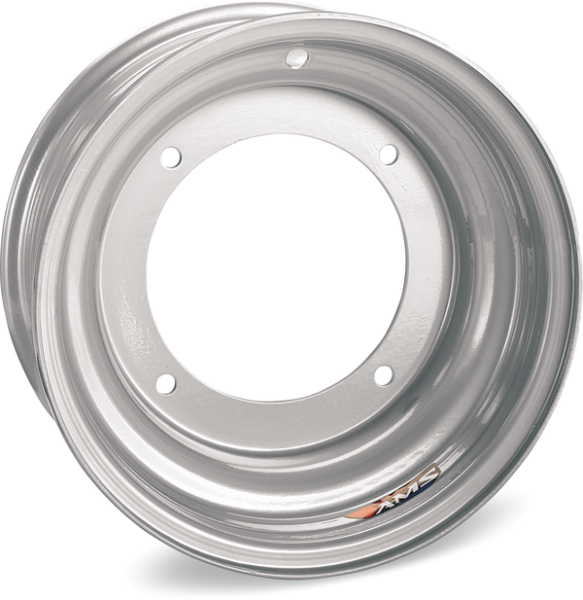 Steel Replacement Wheel Silver 10 x 8, 1, nordicamoto.ro
