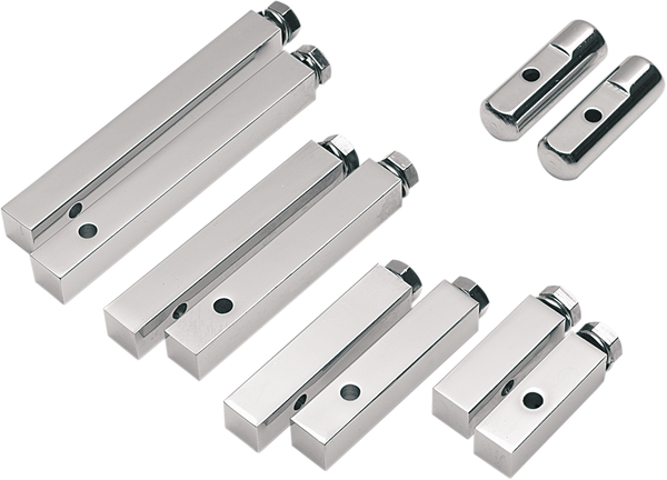 5/8(r) Square Footpeg Mounting Blocks Chrome 16 mm (5/8'), 1, nordicamoto.ro