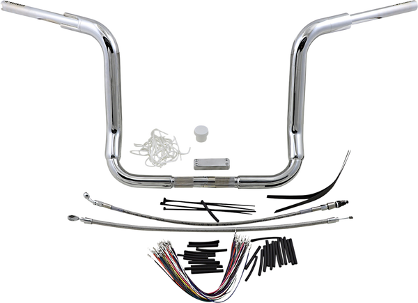 1-1/2(r) Ez Install Rounded Top Handlebar Kit Silver, 1, nordicamoto.ro