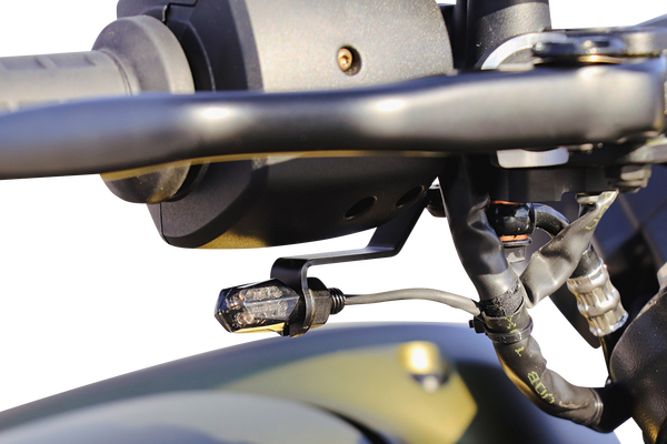 Turn Signal Holder Black, 1, nordicamoto.ro