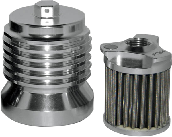 Flo® Oil Filter Silver, 2, nordicamoto.ro