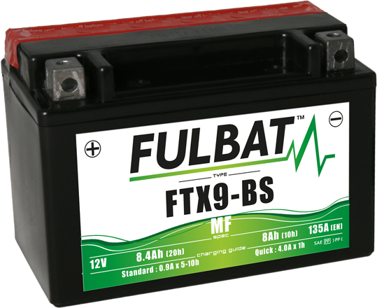 Fulbat FTX9-BS karbantartásmentes motorkerékpár-akkumulátor savval, 3, nordicamoto.ro