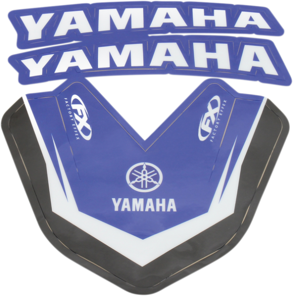 Front Fender Graphic Kit Black, Blue, White, 5, nordicamoto.ro
