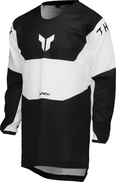 Tricou Enduro Copii Thor Launchmode Storm Black/White 2XS, 1, nordicamoto.ro