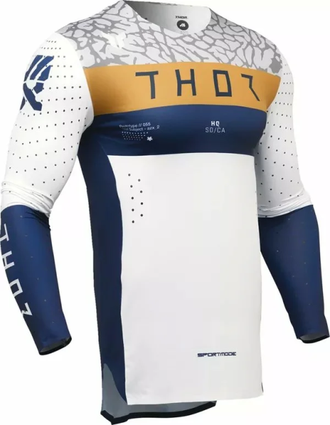 THOR Sportmode Bravo Jersey Blue, White  XL, 1, nordicamoto.ro