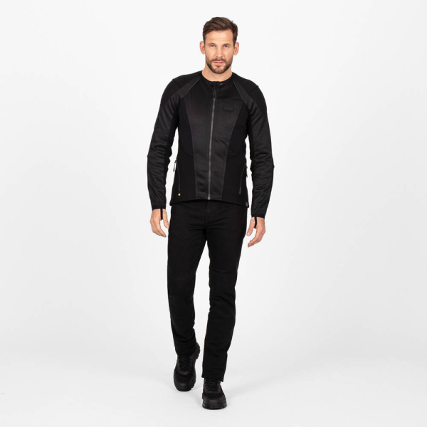 Knox Urbane Pro MK3 férfi motorosdzseki – fekete, 15, nordicamoto.ro