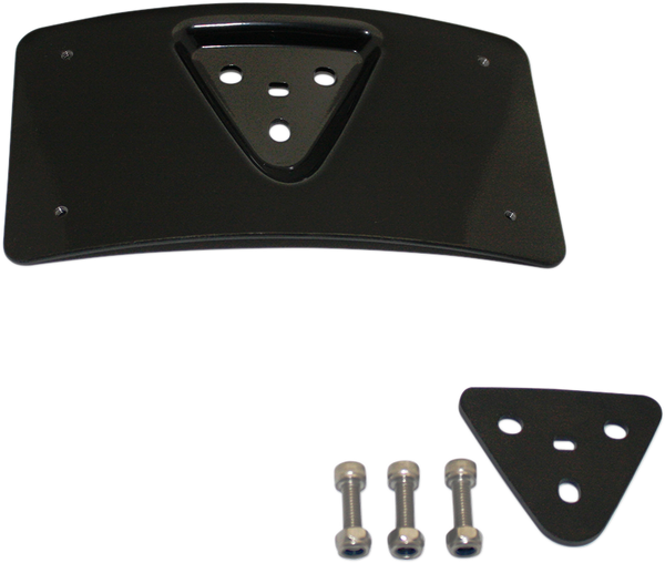 Radius License Plate Mount Gloss Black, 1, nordicamoto.ro