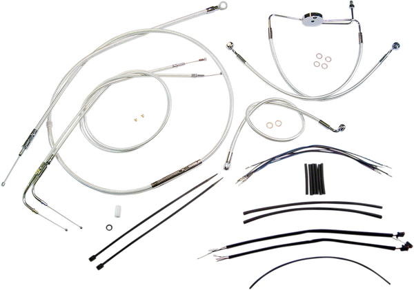 Sterling Chromite Ii® Designer Handlebar Installation Kit Silver, 3, nordicamoto.ro
