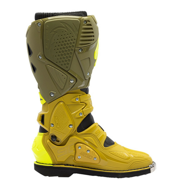 Sidi Crossfire 3 MX/Enduro csizma – sárga/zöld, 2, nordicamoto.ro