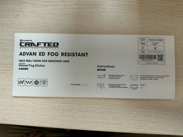 CFMOTO sisakvédőpajzs páramentesítő fólia – 85244H-0050x / 85244H-0060x, 9, nordicamoto.ro