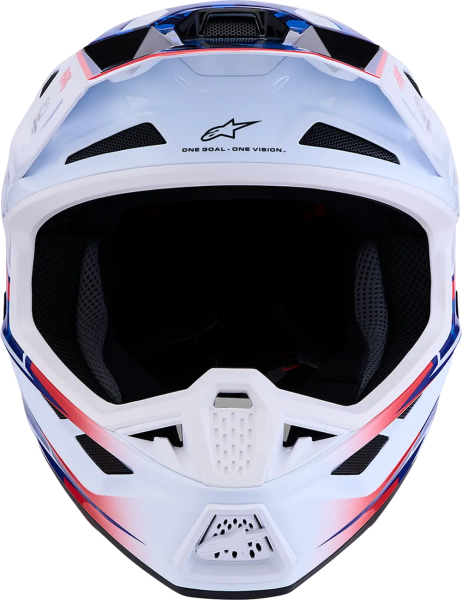 Alpinestars S-M7 Blaster sisak, fehér/kék/piros, XS, 5, nordicamoto.ro