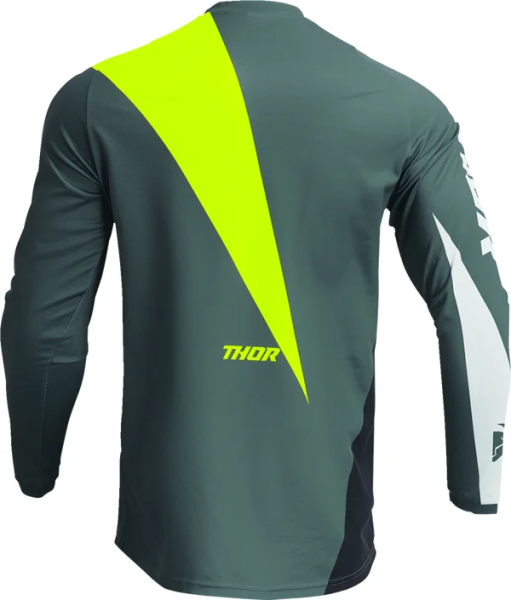 Tricou Thor Sector Edge Acid/Gray 2XL, 3, nordicamoto.ro