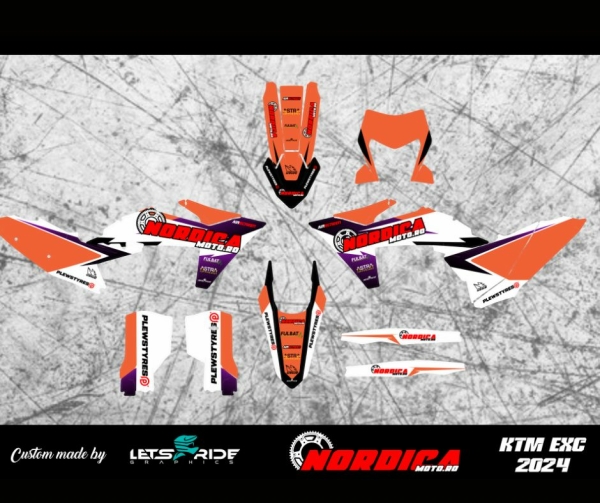 NordicaMoto KTM EXC 24–25 matricakészlet, 1, nordicamoto.ro
