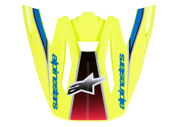 Cozoroc Alpinestars SM5 sisak, sárga/kék, EGY MÉRET, 2, nordicamoto.ro