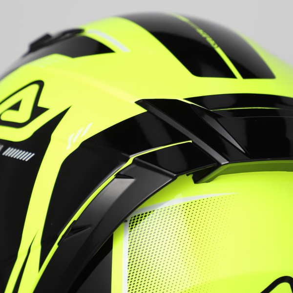 Acerbis X-way Graphic teljes arcú sisak, fluoreszkáló sárga/fekete, M-es méret, 6, nordicamoto.ro