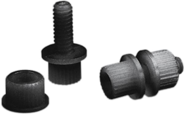 Nylon License Plate Fasteners Black, 1, nordicamoto.ro