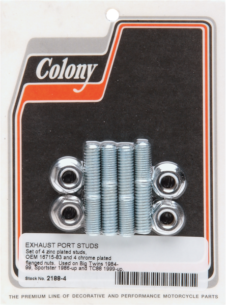 Exhaust Port Kit Silver, 1, nordicamoto.ro