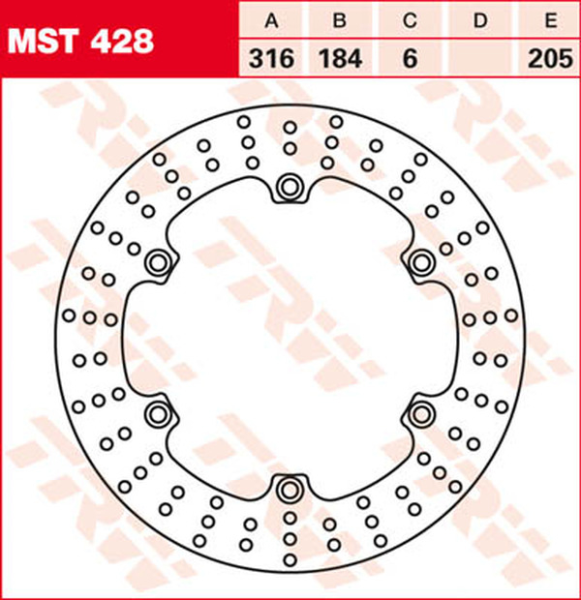 Round Fixed Brake Rotor Larger Than 300mm, 1, nordicamoto.ro