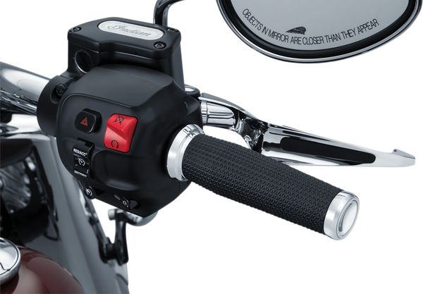 Thresher Handlebar Grips Black, 1, nordicamoto.ro