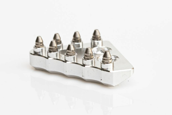 Megnövelt fékpedál-fedél Fm-Parts Beta RR / X-Trainer ezüst, 1, nordicamoto.ro