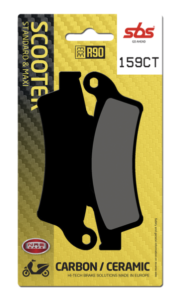 Ct Scooter Carbon Tech Organic Brake Pads, 1, nordicamoto.ro