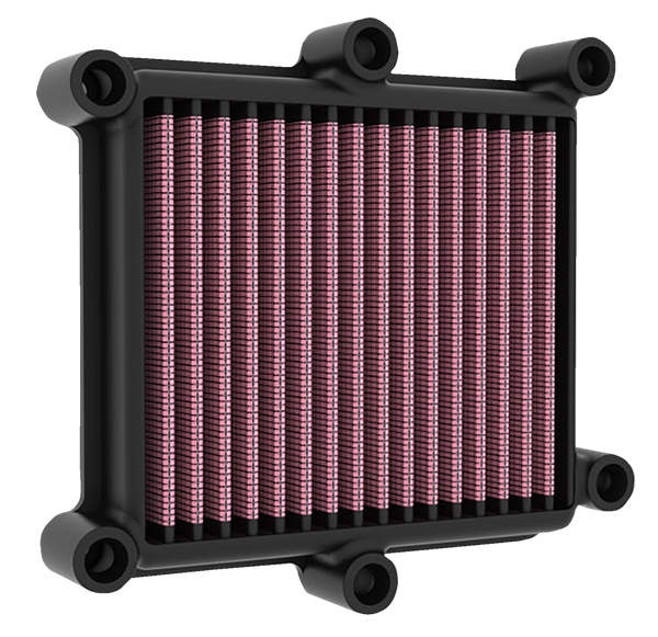 High-flow Air Filter Black, Red, 4, nordicamoto.ro