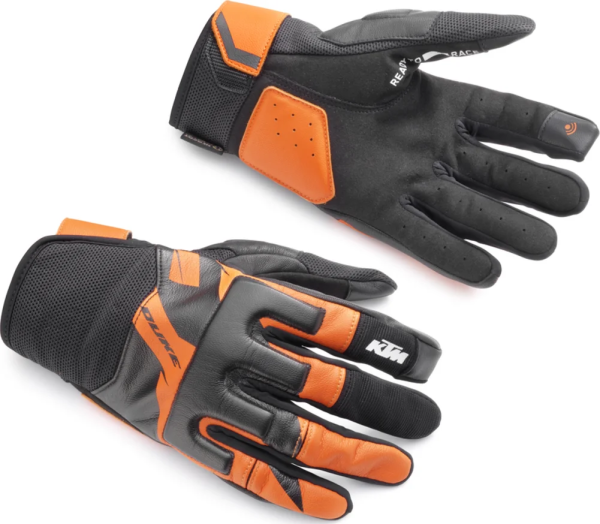 KTM Duke kesztyű, fekete/narancssárga, M-es méret, 9, 1, nordicamoto.ro