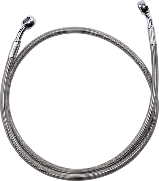 Extended Length Brake Line Silver Oversize [+152 mm (6'')], 1, nordicamoto.ro