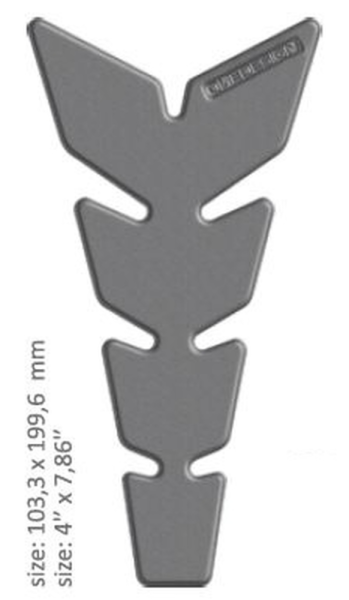 Resin/soft Touch Tank Pad Gray, 1, nordicamoto.ro