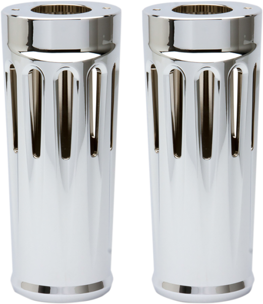 Aluminum Fork Boot Covers Silver, 1, nordicamoto.ro