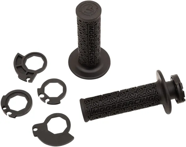 MOOSE RACING 36 Series Clamp-on Grips Black, Gold, 3, nordicamoto.ro