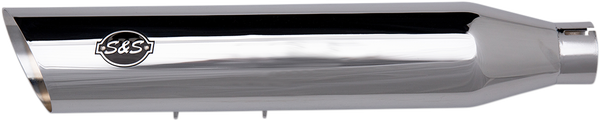 Slash Cut Ec Slip-on Mufflers Chrome, 2, nordicamoto.ro