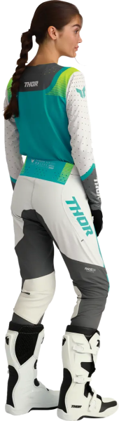 Thor Sportmode Velocity női nadrág, fehér/szürke, 9/10-es méret, 2, nordicamoto.ro