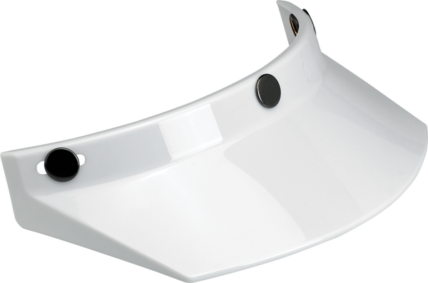 3-snap Moto Helmet Visor White ONE SIZE, 1, nordicamoto.ro